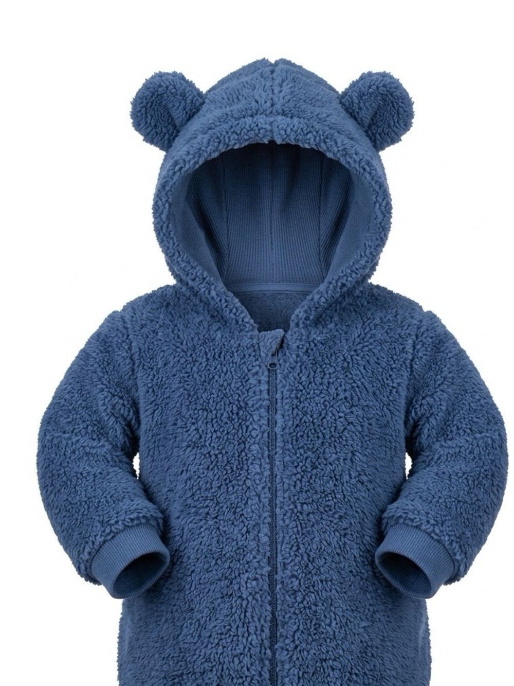Blue Zippered Hoodie w Ears 6 m